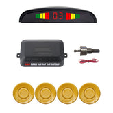 Set 4 senzori de parcare display LED, galben D42
