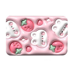 Covoras baie absorbant, antiderapant, oval, 60x40cm, Kitty