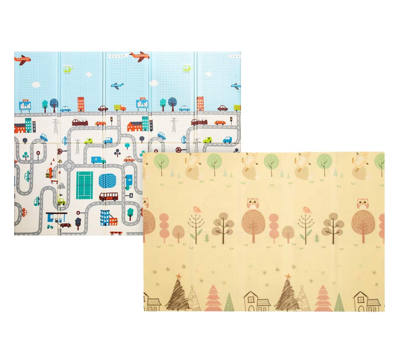 Covoras Joaca Termic Pliabil City 200 x 180 cm - imagine 1