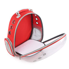 Rucsac transport animale de companie, 41 x31 x 29 cm, rosu