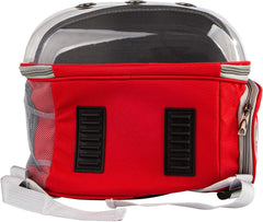 Rucsac transport animale de companie, 41 x31 x 29 cm, rosu