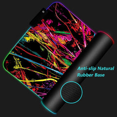 Mouse pad gaming cu iluminare led RGB , 80 x 30 cm, craniu - Daro Online