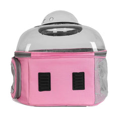 Rucsac transport animale de companie cu hublou, 42 x 31 x 29 cm, roz