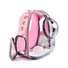 Rucsac transport animale de companie cu hublou, roz