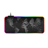 Mouse pad gaming harta lumii RGB
