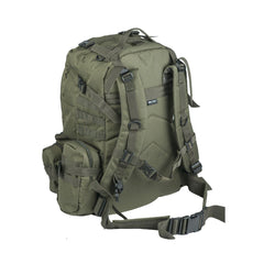 Rucsac militar cu bretele reglabile, army, verde poliester 600D, 45L, sistem MOLLE - Daro Online