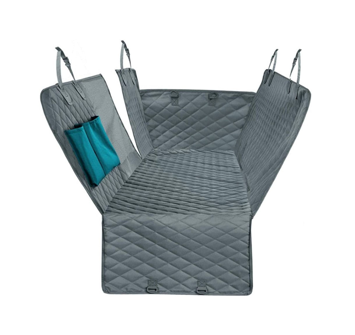 Husa bancheta pentru animale, gri