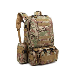 Rucsac militar cu bretele reglabile, army, camuflaj poliester 600D, 45L, sistem MOLLE - Daro Online