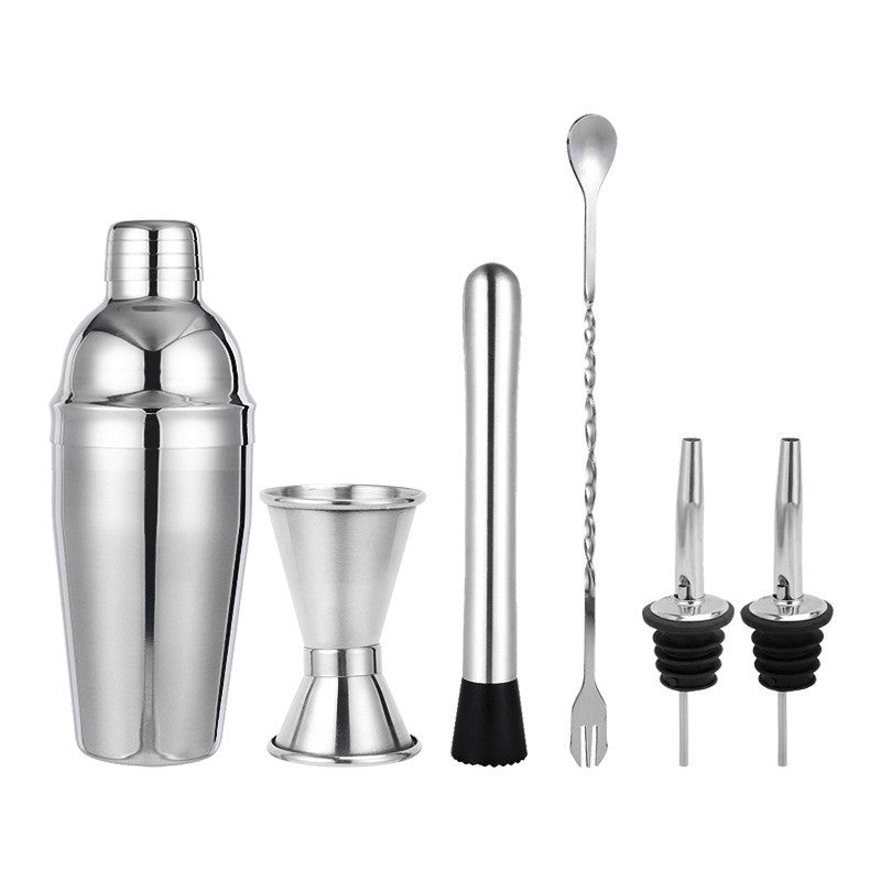 Set Cocktail Shaker Kit pentru barmani 550ml, 6 piese - Daro Online