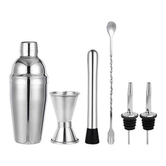 Set Cocktail Shaker Kit pentru barmani 550ml, 6 piese - Daro Online