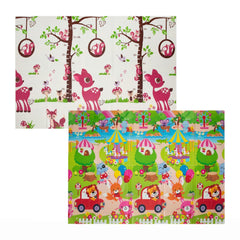 Covoras de joaca copii parc distractii, 200 x 150 x 0,9 cm, pliabil, doua fete, izolat termic - Daro Online