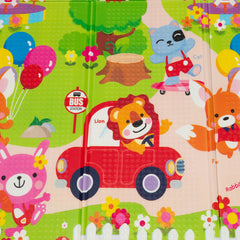 Covoras de joaca copii parc distractii, 200 x 150 x 0,9 cm, pliabil, doua fete, izolat termic - Daro Online