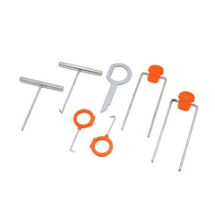 Kit pentru demontat interior auto 12 piese, portocaliu - Daro Online