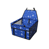 Cos transport animale in masina, catei pisici, 40 x 30 x 25 cm, albastru