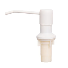 Dozator incorporabil pentru chiuveta 350ml, alb