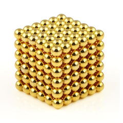 Set Bile Magnetice AntiStres, auriu, 5 mm, 216 piese - Daro Online