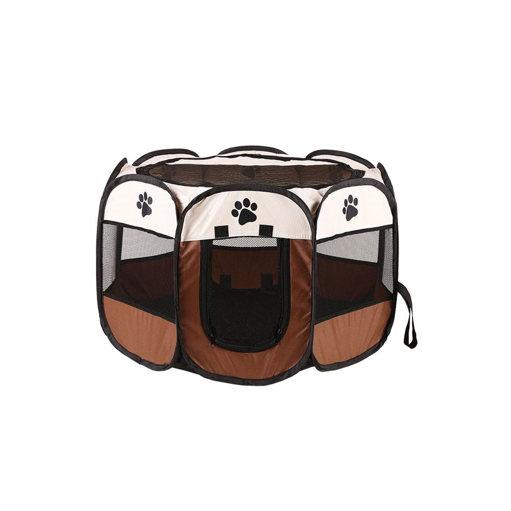 Tarc animale de companie, maro alb