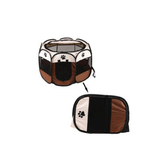 Tarc pentru animale de companie, maro, 114 x 114 x 58 cm - Daro Online