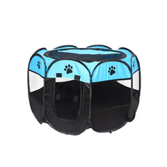 Tarc pentru animale de companie, 91 x 91 x 58 cm, albastru - Daro Online