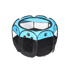 Tarc pentru animale de companie, albastru, 114 x 114 x 58 cm - Daro Online