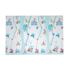 Covoras de joaca termic circ si animale, 200 x 150 x 0,9 cm, pliabil, doua fete, protectie impotriva loviturilor - Daro Online