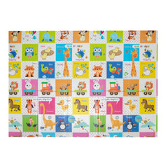 Covoras de joaca termic girafa, 200 x 150 x 0,9 cm, pliabil, doua fete, protectie impotriva loviturilor - Daro Online