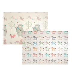 Covoras de joaca termic ursuleti si calusei, 200 x 180 x 0,9 cm, pliabil, doua fete, protectie impotriva loviturilor - Daro Online