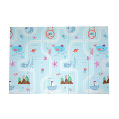 Covoras de joaca termic ocean si crocodili, 200 x 150 x 1.5 cm, pliabil, doua fete, protectie impotriva loviturilor - Daro Online