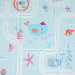 Covoras de joaca termic ocean si crocodili, 200 x 150 x 1.5 cm, pliabil, doua fete, protectie impotriva loviturilor - Daro Online