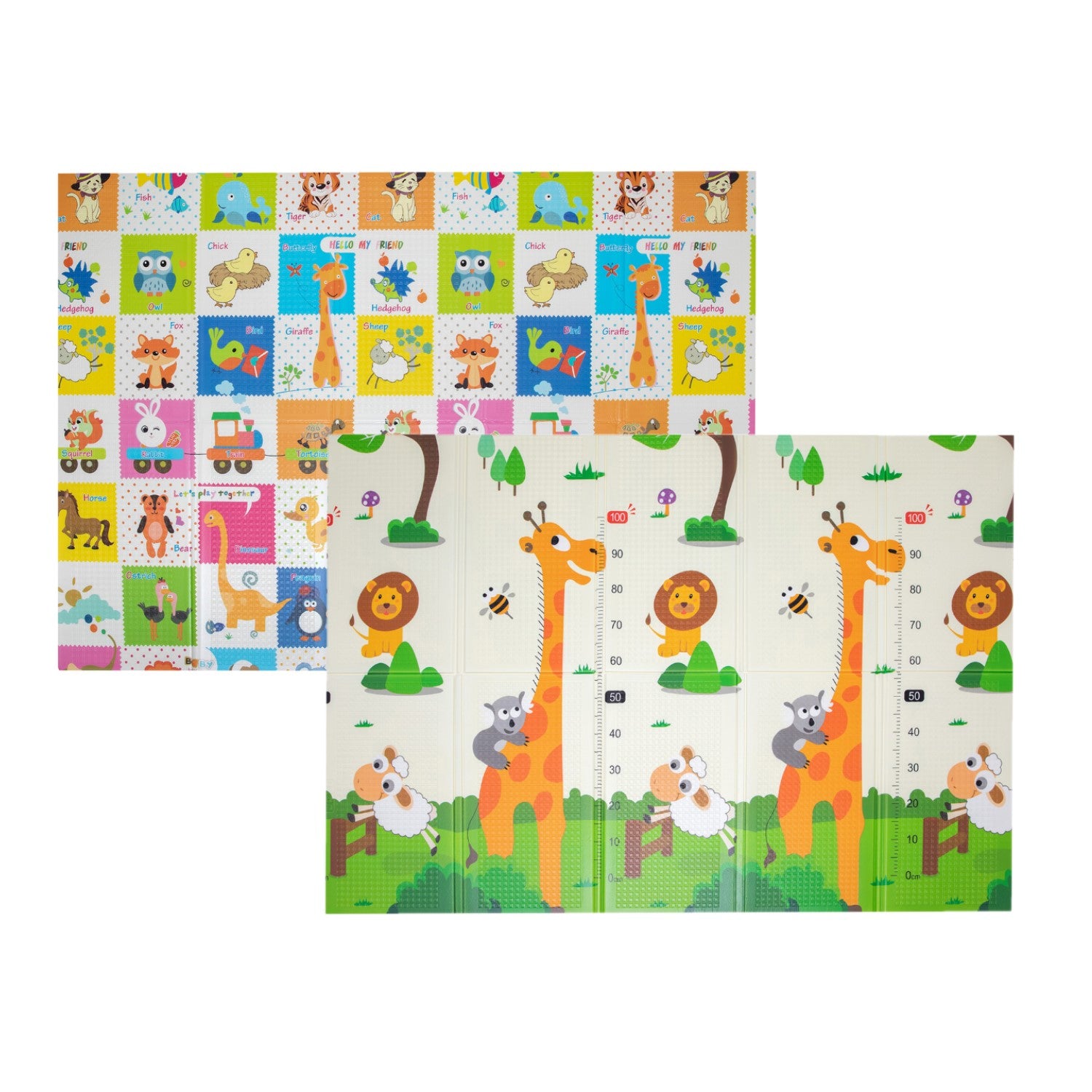 Covoras Joaca Termic Pliabil Girafa 200 x 180 cm - imagine 1
