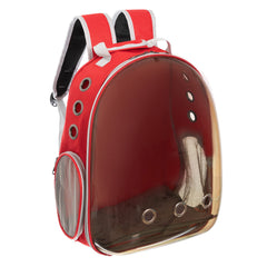 Rucsac transport animale de companie, rosu