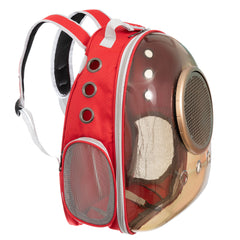 Rucsac transport animale de companie, 41 x 31 x 29 cm, rosu