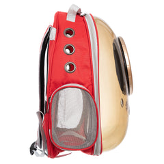 Rucsac transport animale de companie, 41 x 31 x 29 cm, rosu