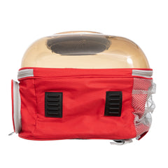 Rucsac transport animale de companie, 41 x 31 x 29 cm, rosu