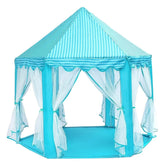 Cort de joaca pentru copii, castel albastru