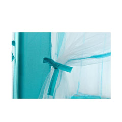 Cort de joaca pentru copii, castel albastru, 135 x 135 x 69 cm - Daro Online