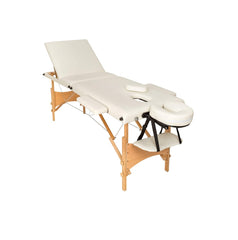 Masa de masaj pliabila, alb