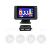 Senzori Parcare cu display LCD, 4 senzori,alb