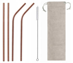 Set de 4 paie din metal, 215 x 6 mm, Cupru - Daro Online