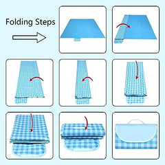 Patura de picnic pasi de impaturire