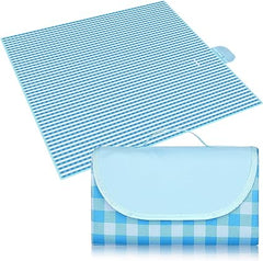 Patura de picnic albastra