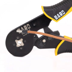 Cleste pentru sertizat pini de capat, 0,08-16mm, 4 falci, sertizare ferule cu auto-reglare, negru-galben - Daro Online