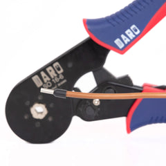 Cleste pentru sertizat pini de capat, 0.08-16mm, 6 falci, sertizare ferule cu auto-reglare, violet-rosu - Daro Online