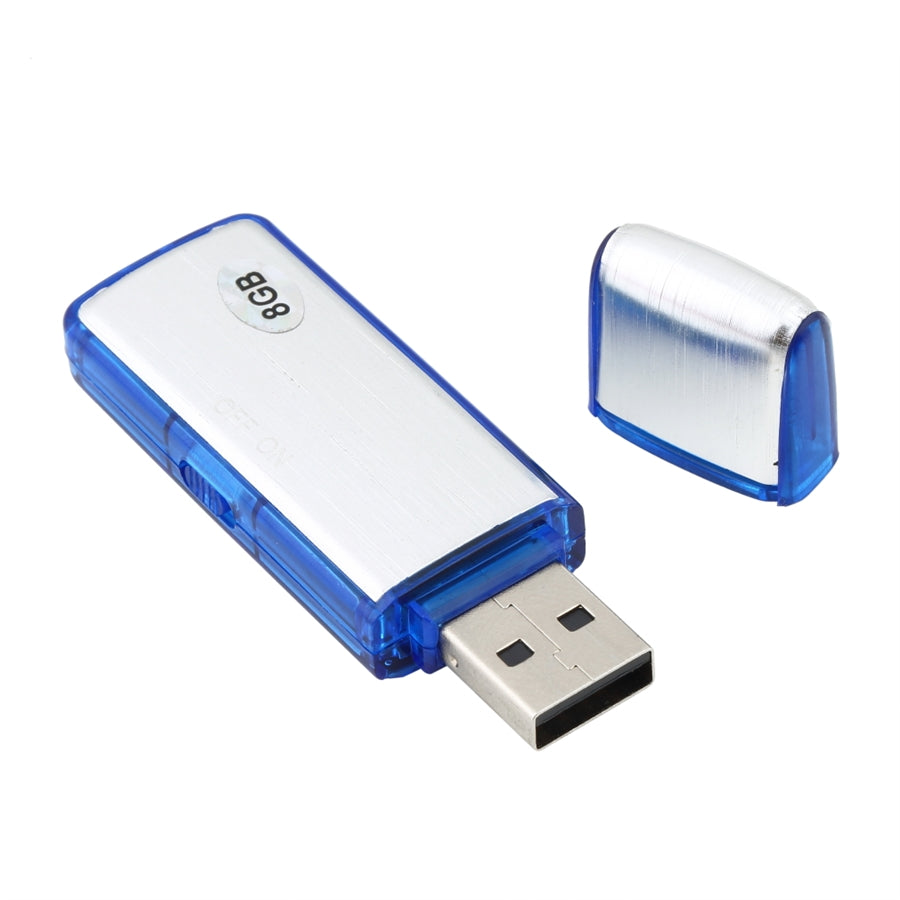 Reportofon spion stick USB 8GB D52, 18 ore Autonomie, 80 ore inregistrare, spy, ascuns - Daro Online