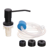 Dozator incorporabil pentru chiuveta cu furtun, Negru