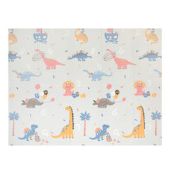 Covoras de joaca termic balene si dinozauri, 200 x 180 x 0,9 cm, pliabil, doua fete, protectie impotriva loviturilor - Daro Online