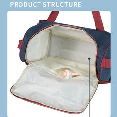 Set 5 genti, pentru mamici, rosu cu albastru - Daro Online