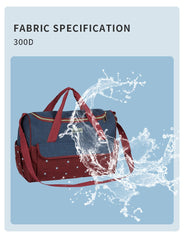 Set 5 genti, pentru mamici, rosu cu albastru - Daro Online