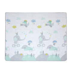 Covoras de Joaca, cu doua fete, termoizolant, cu girafa si elicopter, Multicolor, 200 x 180 x 0.8 cm - Daro Online