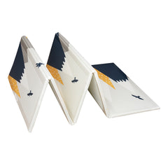 Covoras de joaca cu balene si baloane, 200 x 180 x 0,9 cm, pliabil, doua fete, protectie impotriva loviturilor - Daro Online